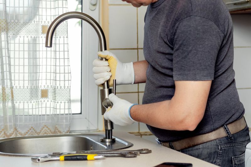 Replacing a kitchen faucet