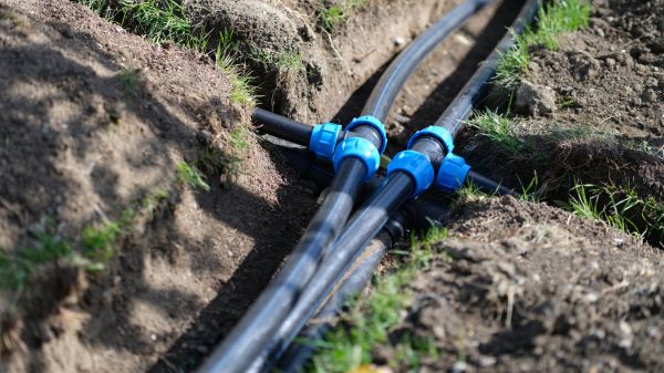 Underground Water Line Installation in Folsom